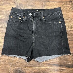 Levi's Women's Black Jean Shorts